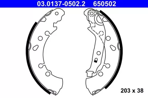 Remblokkenset ATE 03.0137-0502.2)