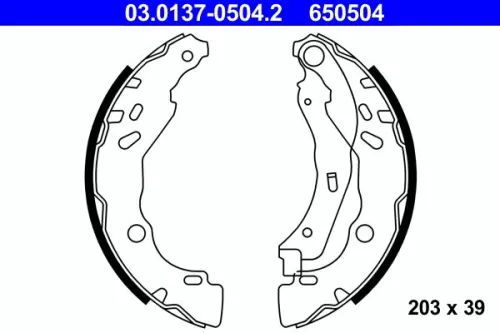 Remblokkenset ATE 03.0137-0504.2)