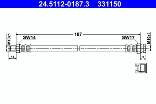Remslang ATE 24.5112-0187.3)