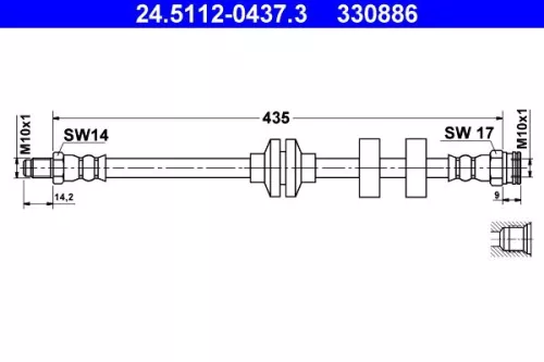 Remslang ATE 24.5112-0437.3)