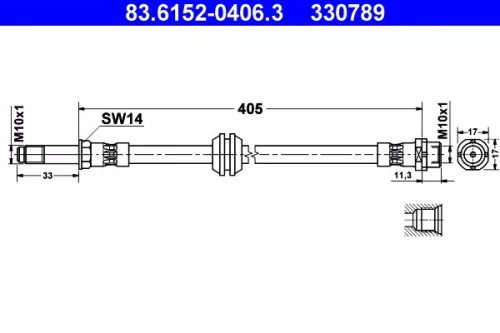 Remslang ATE 83.6152-0406.3)