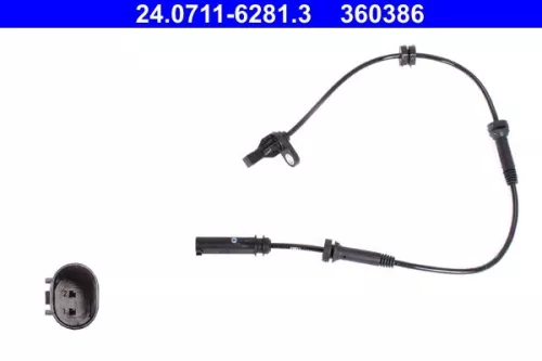 Sensor, wielsnelheid ATE 24.0711-6281.3)