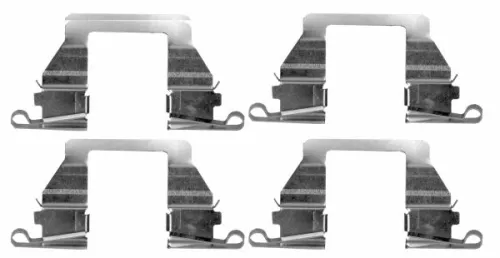 Accessoirekit, schijfremblokken TEXTAR 82546700)