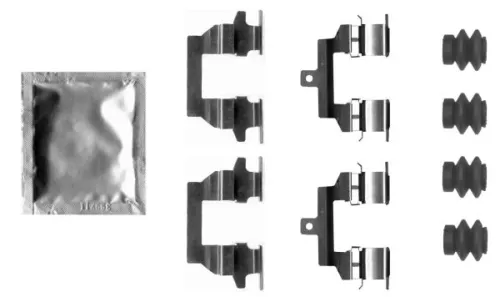 Accessoirekit, schijfremblokken TEXTAR 82549800)