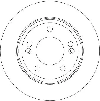 Remschijf TRW DF6937)