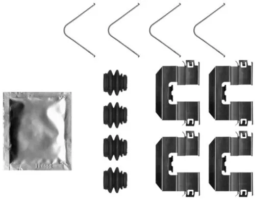 Accessoirekit, schijfremblokken TEXTAR 82553500)