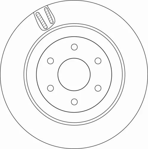 Remschijf TRW DF6967)