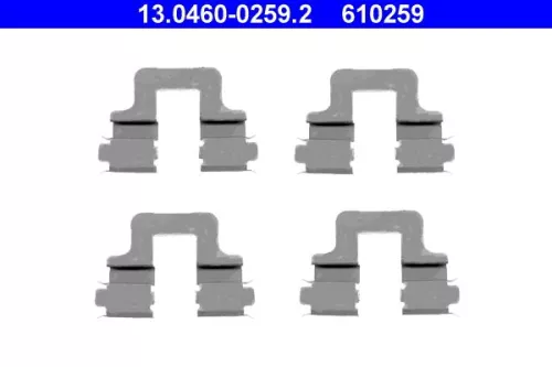 Accessoirekit, schijfremblokken ATE 13.0460-0259.2)