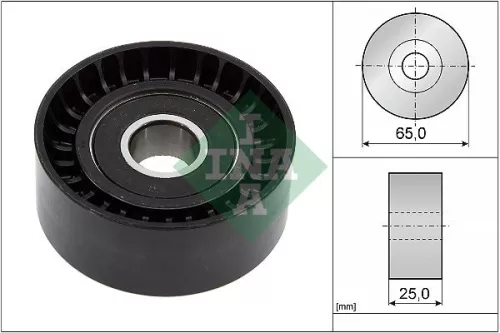 Ombuigings-/geleidingspoelie, V-geribbelde riem Schaeffler INA 532 0892 10)