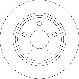 Remschijf TRW DF6556)