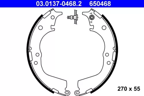 Remblokkenset ATE 03.0137-0468.2)