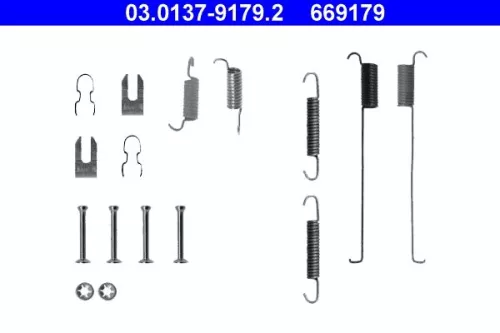 Accessoirekit, remschoenen ATE 03.0137-9179.2)