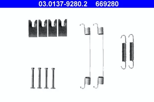 Accessoirekit, remschoenen ATE 03.0137-9280.2)