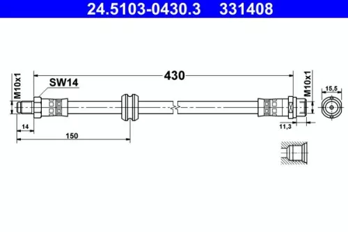 Remslang ATE 24.5103-0430.3)