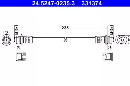 Remslang ATE 24.5247-0235.3)