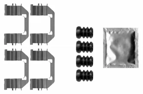 Accessoirekit, schijfremblokken TEXTAR 82542300)