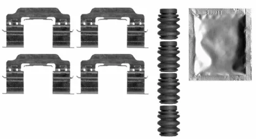 Accessoirekit, schijfremblokken TEXTAR 82547300)