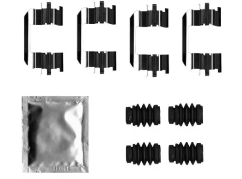 Accessoirekit, schijfremblokken TEXTAR 82549100)