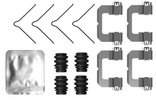Accessoirekit, schijfremblokken TEXTAR 82553900)