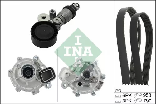 Waterpomp + V-riemset Schaeffler INA 529 0371 30)