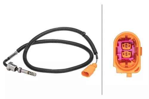 Sensor, uitlaatgastemperatuur HELLA 6PT 358 181-001)