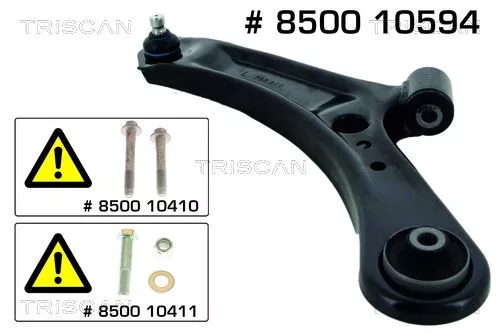Draagarm/achterwielophanging TRISCAN 8500 10594)