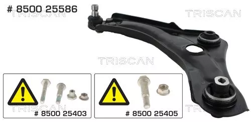 Control/Trailing Arm, wheel suspension TRISCAN 8500 25586)