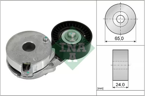 Riemspanner, V-geribbelde riem Schaeffler INA 534 0733 10)