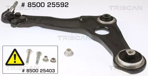 Control/Trailing Arm, wheel suspension TRISCAN 8500 25592)