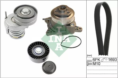 Waterpomp + V-riemset Schaeffler INA 529 0534 30)