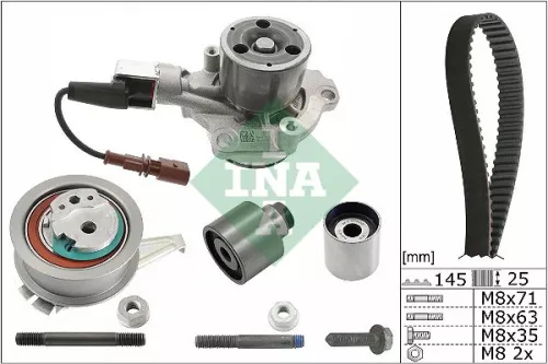 Water Pump & Timing Belt Kit Schaeffler INA 530 0759 30)