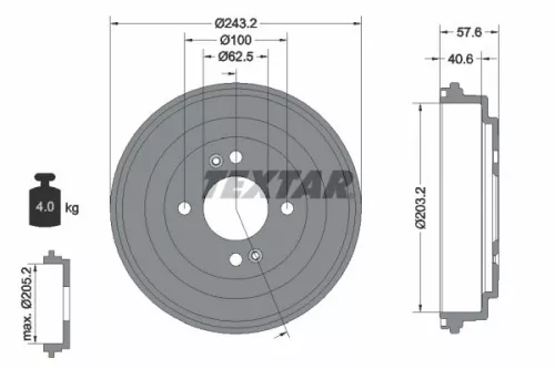 Remtrommel TEXTAR 94035900)