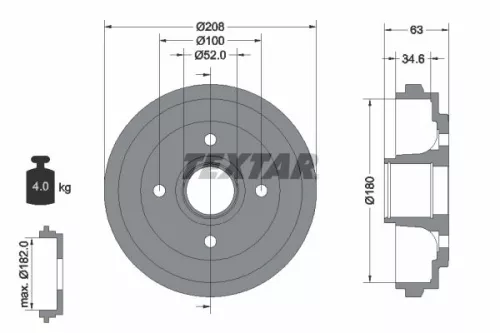 Remtrommel TEXTAR 94023900)