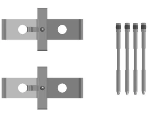 Accessoirekit, schijfremblokken TEXTAR 82557200)