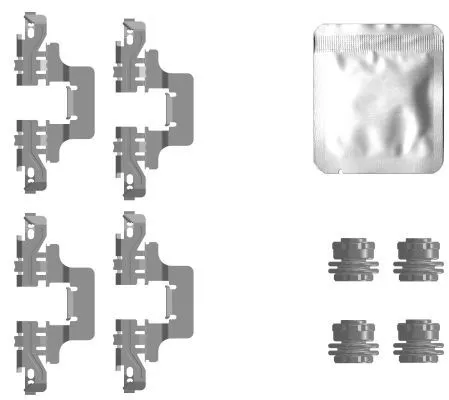 Accessoirekit, schijfremblokken TEXTAR 82557800)