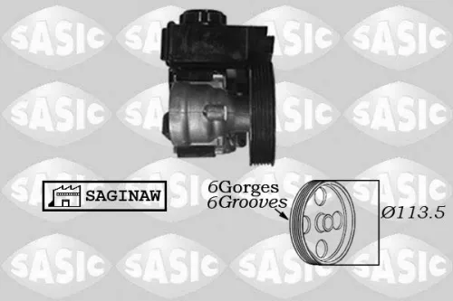 Hydraulische pomp, stuurinrichting SASIC 7070004)