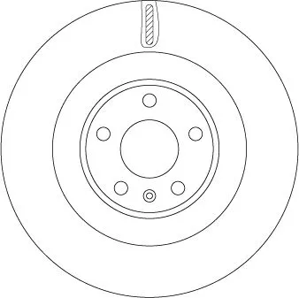 Remschijf TRW DF6750S)