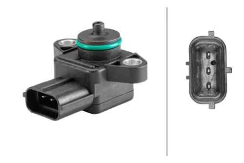 Sensor, druk in het inlaatspruitstuk HELLA 6PP 358 152-231)