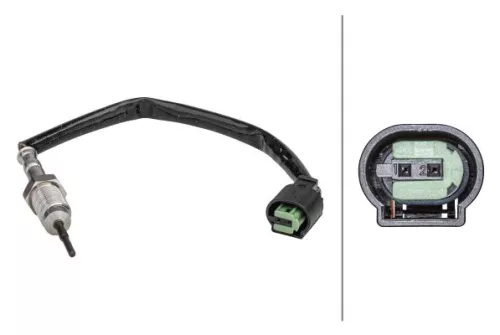 Sensor, uitlaatgastemperatuur HELLA 6PT 358 181-271)