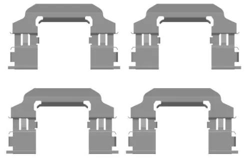 Accessoirekit, schijfremblokken TEXTAR 82557400)