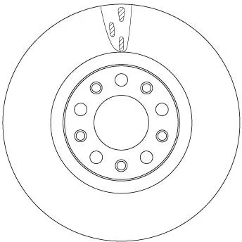 Remschijf TRW DF6590S)
