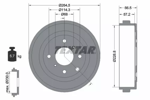 Remtrommel TEXTAR 94046400)