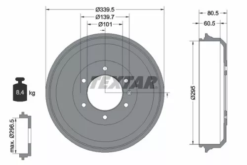 Remtrommel TEXTAR 94043300)