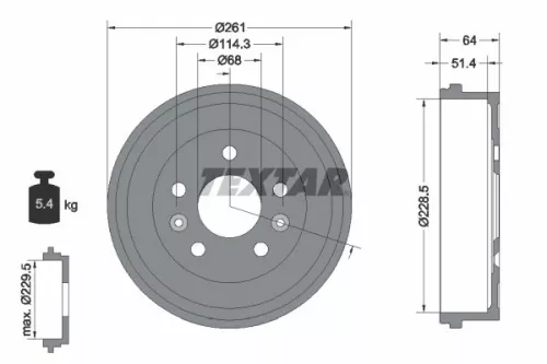 Remtrommel TEXTAR 94045500)