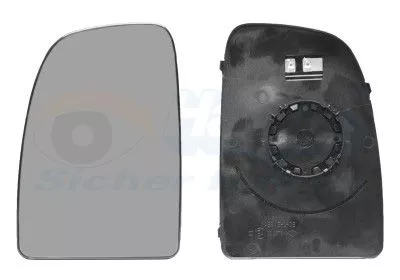 Mirror Glass, exterior mirror VAN WEZEL 1651837)