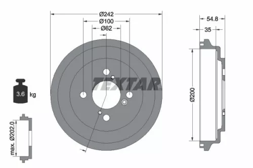 Remtrommel TEXTAR 94046900)