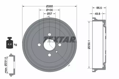 Remtrommel TEXTAR 94020300)