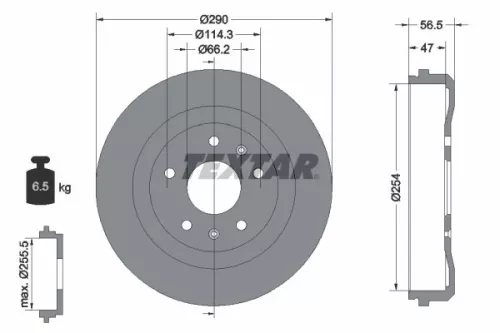 Remtrommel TEXTAR 94030900)