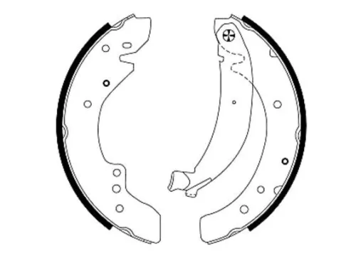 Brake Shoe Set TEXTAR 91047900)