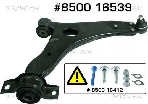 Control/Trailing Arm, wheel suspension TRISCAN 8500 16539)